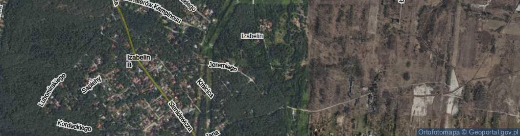 Zdjęcie satelitarne Leśniczówki ul.